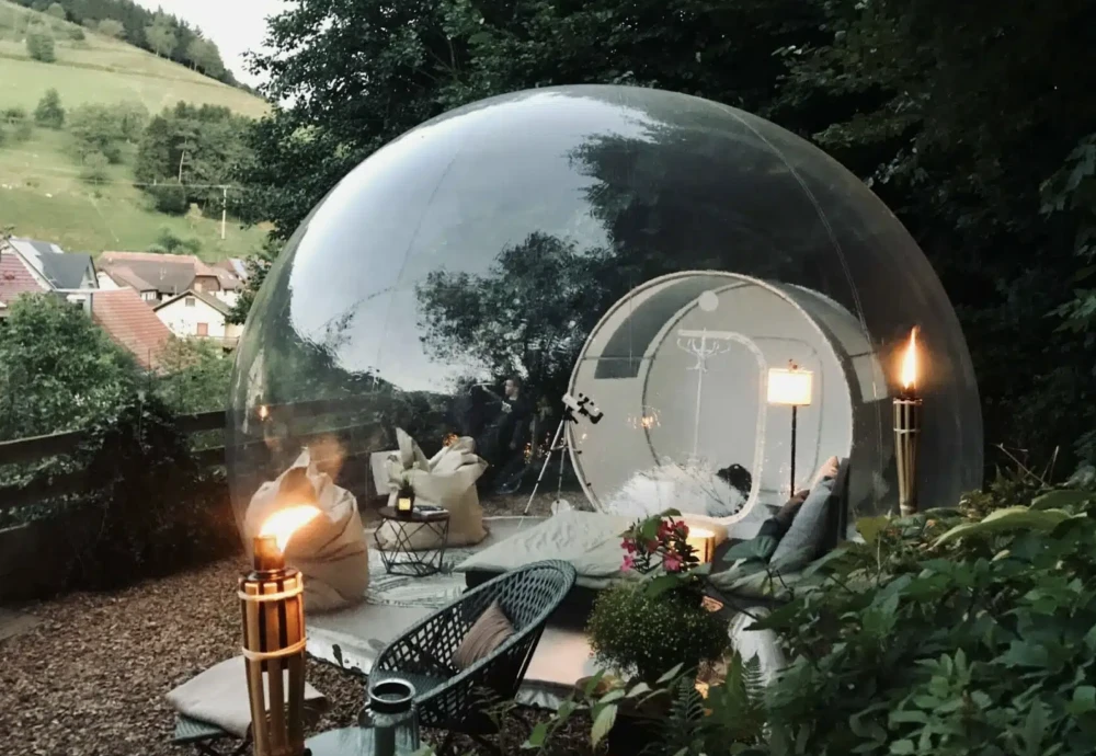 invisible bubble tent