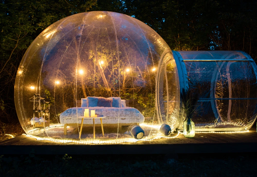 can you live in a bubble tent