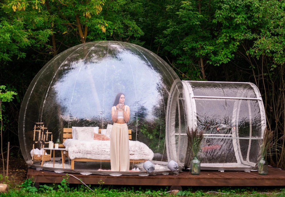 high quality inflatable bubble dome tent