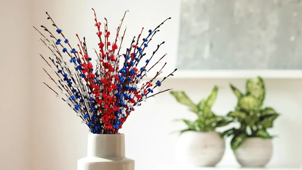 Independence Day Artificial Berry Stems