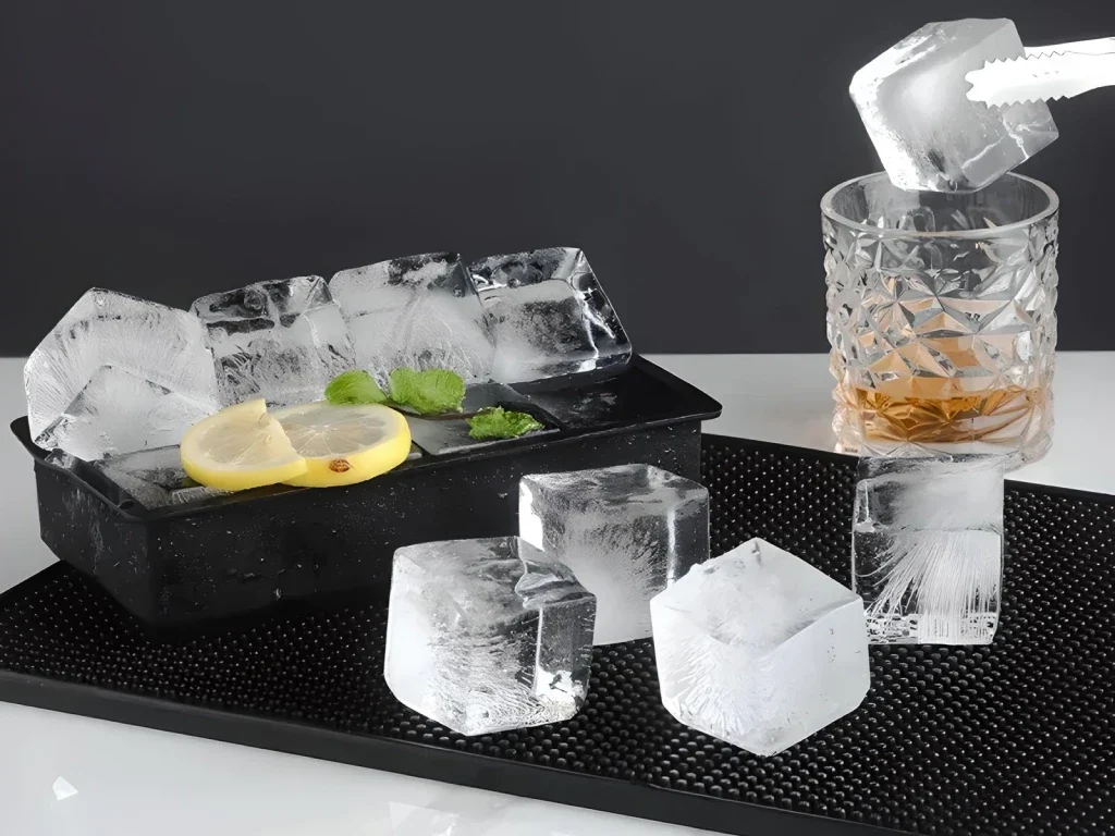 Silicone Ice Cube Tray for Kitchen and Bar