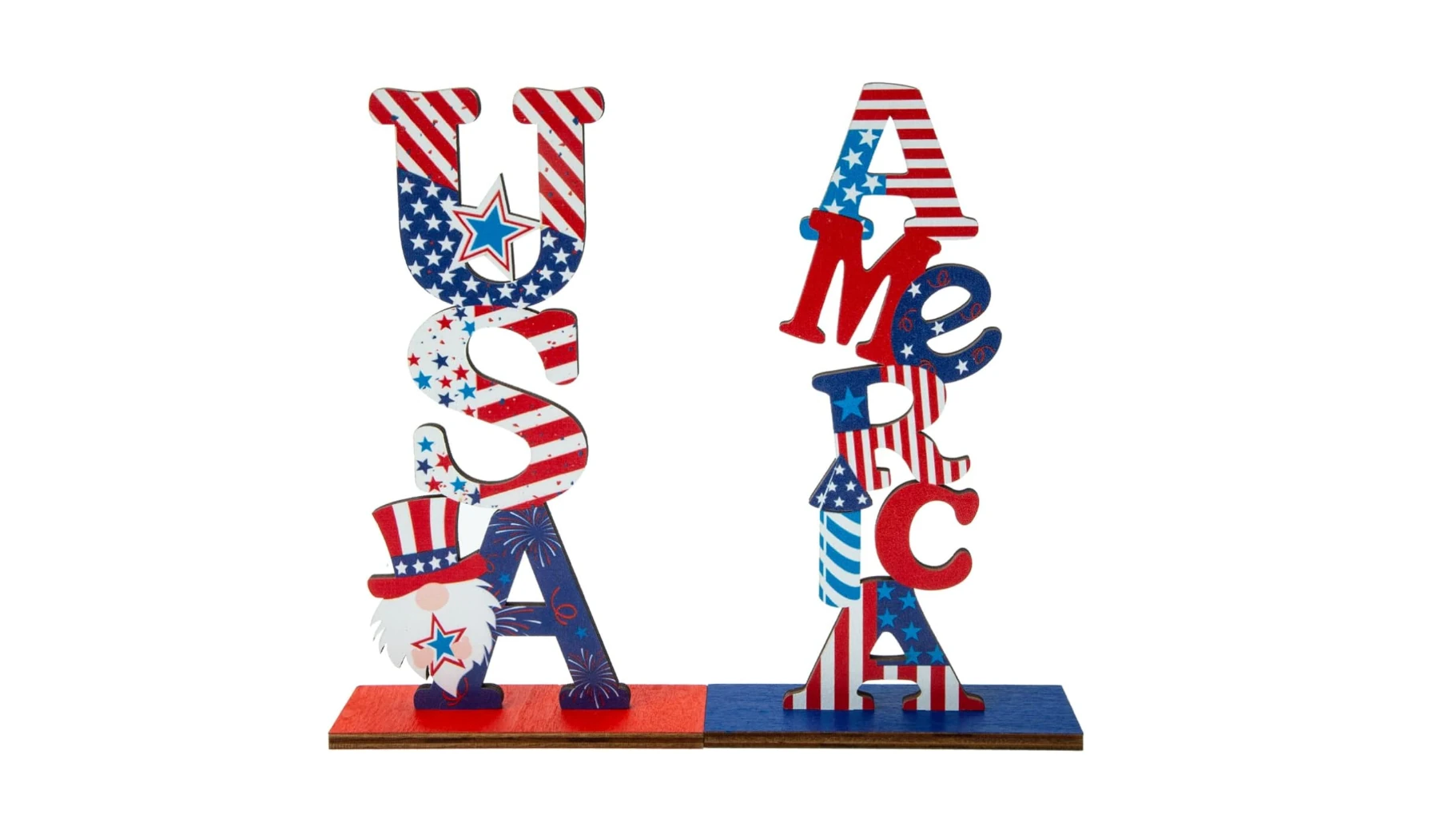 atriotic Wooden Signs for Independence Day