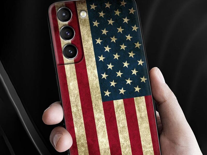 Patriotic Silicone Case for Samsung Galaxy S23 Ultra